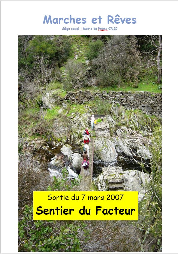 Sentier Facteur